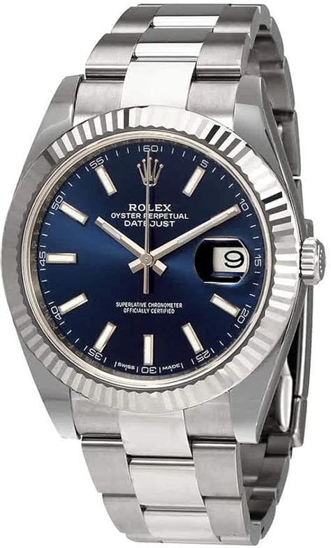 rolex datejust 41 azul|Rolex Datejust 41 reference numbers.